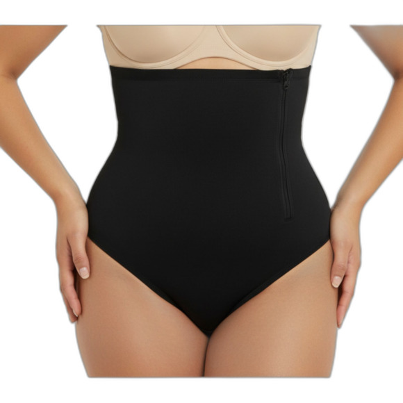 SHAPELLX Tummy Control Waist Cincher Girdle Slimmer XL Black - Picture 1 of 5
